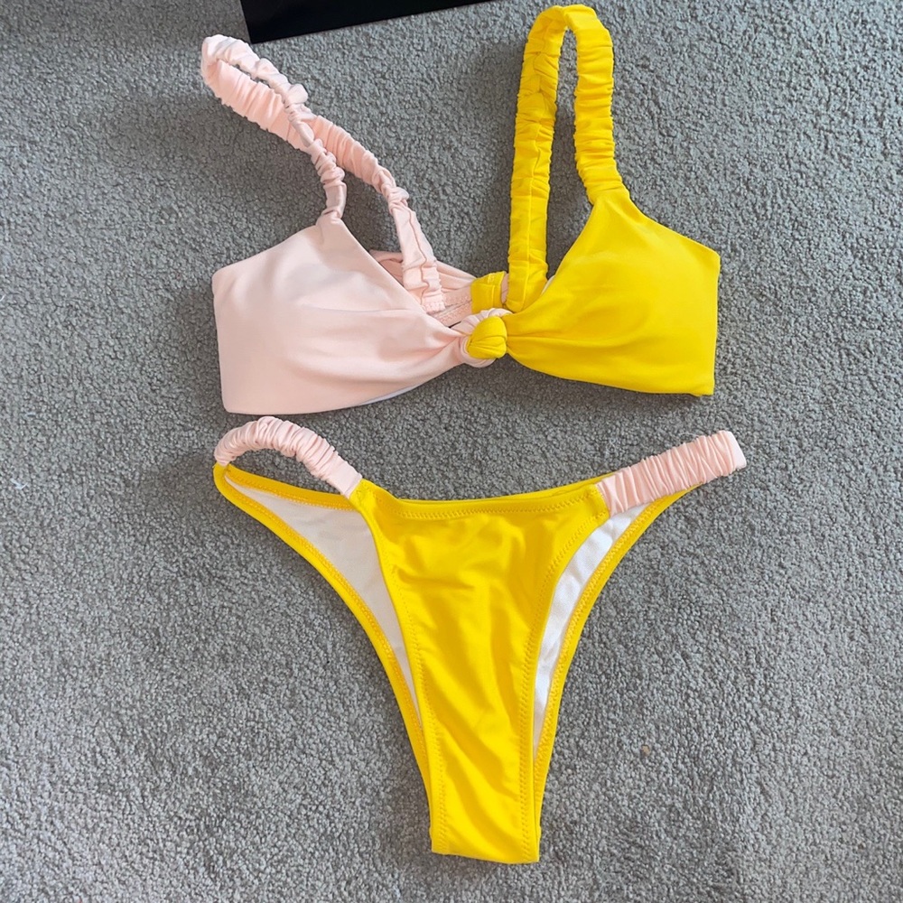 Color block bikini set - Picture 2 of 2